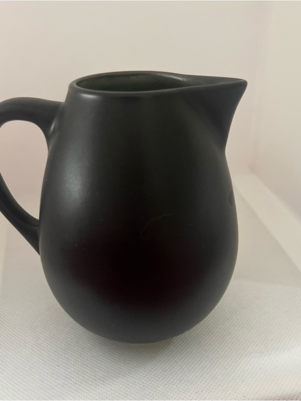 Jars France Creamer French Small Pitcher Black Jar